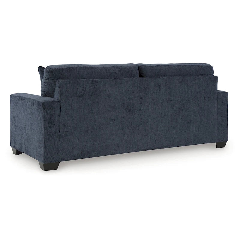 Queen Sofa Sleeper with Bold Upholstery & Accent Pillows - 85W x 37D x 37H