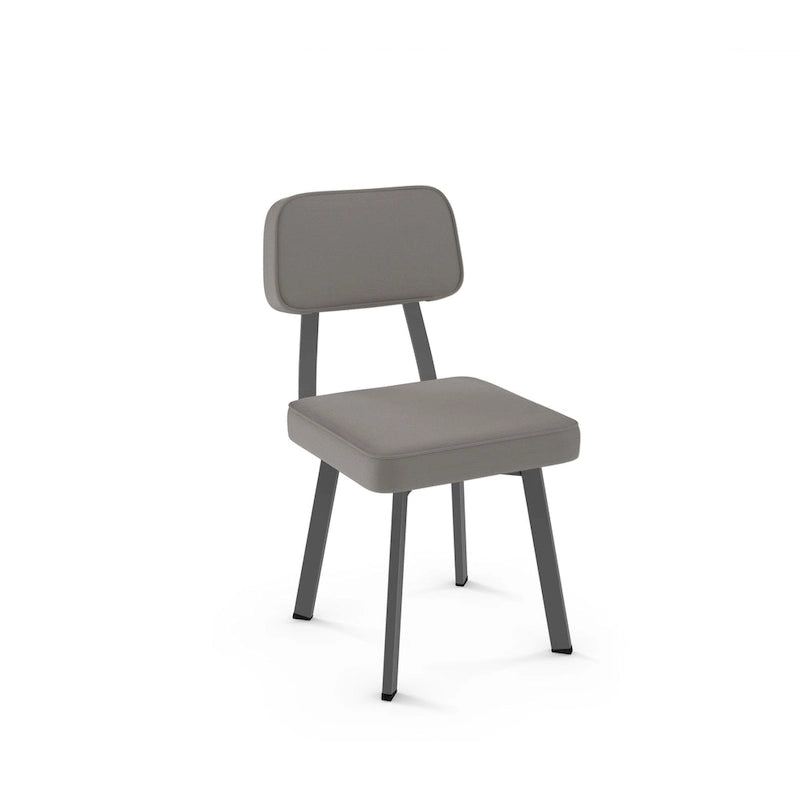 Upholstered Dining Chair with Metal Legs
