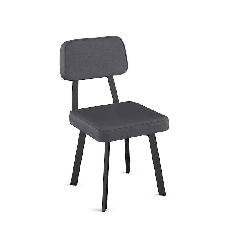 Upholstered Dining Chair with Metal Legs