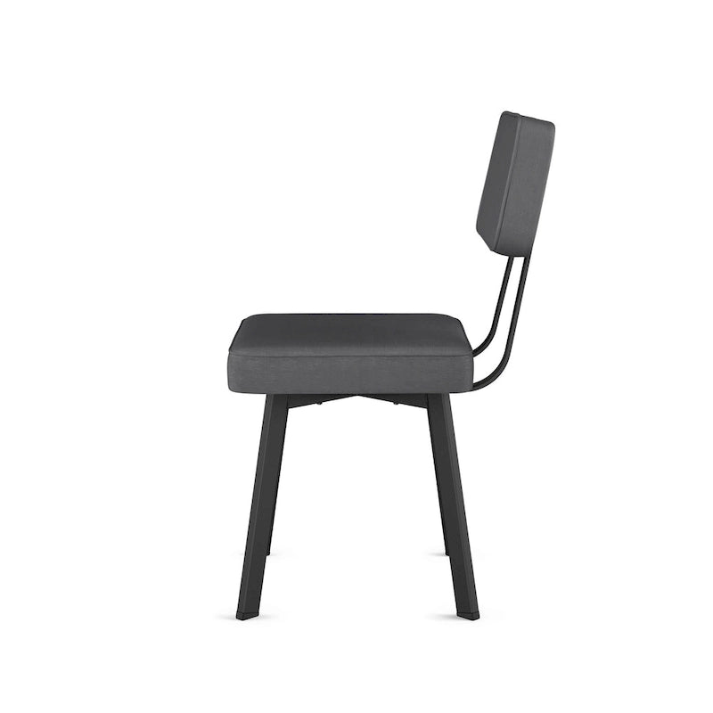 Upholstered Dining Chair with Metal Legs