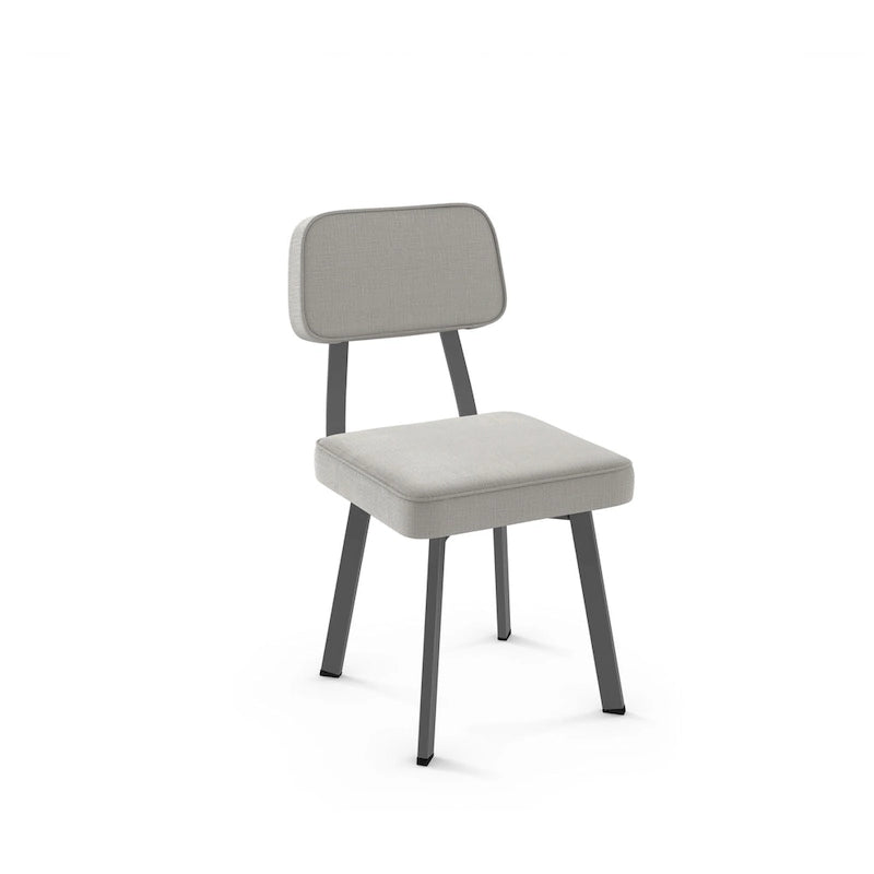 Upholstered Dining Chair with Metal Legs