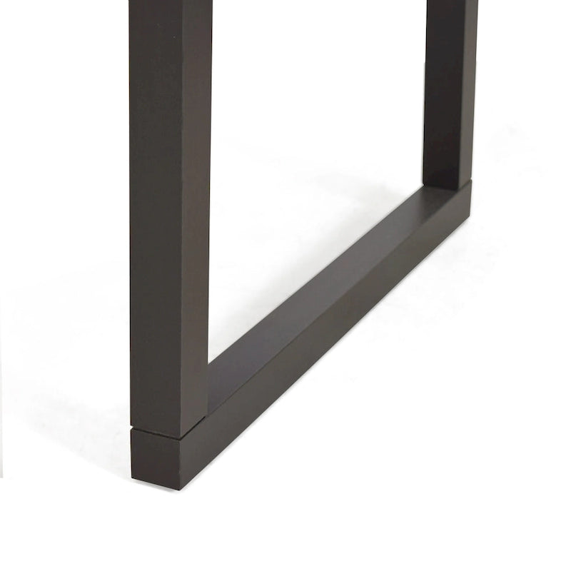 Live Edge Distressed Cherry and Ebony Console Bar Table