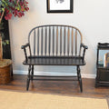 Classic Windsor Bench with Antique Multi-Step Finish