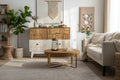 31.29 Modern Retro Splicing Round Coffee Table