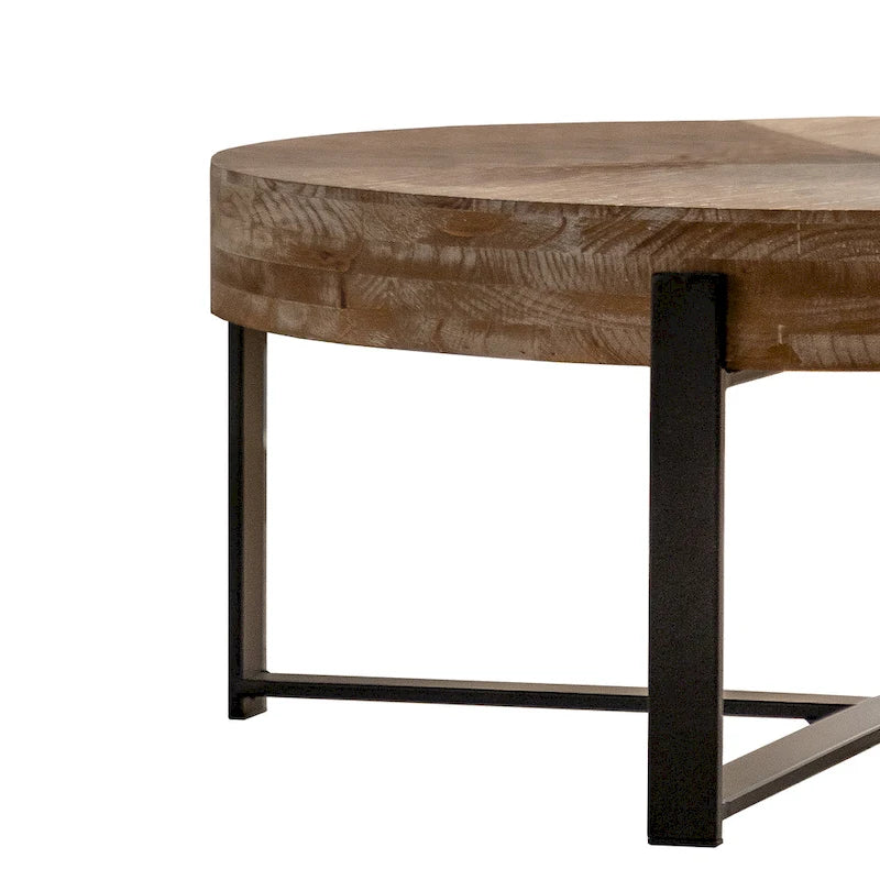 31.29 Modern Retro Splicing Round Coffee Table