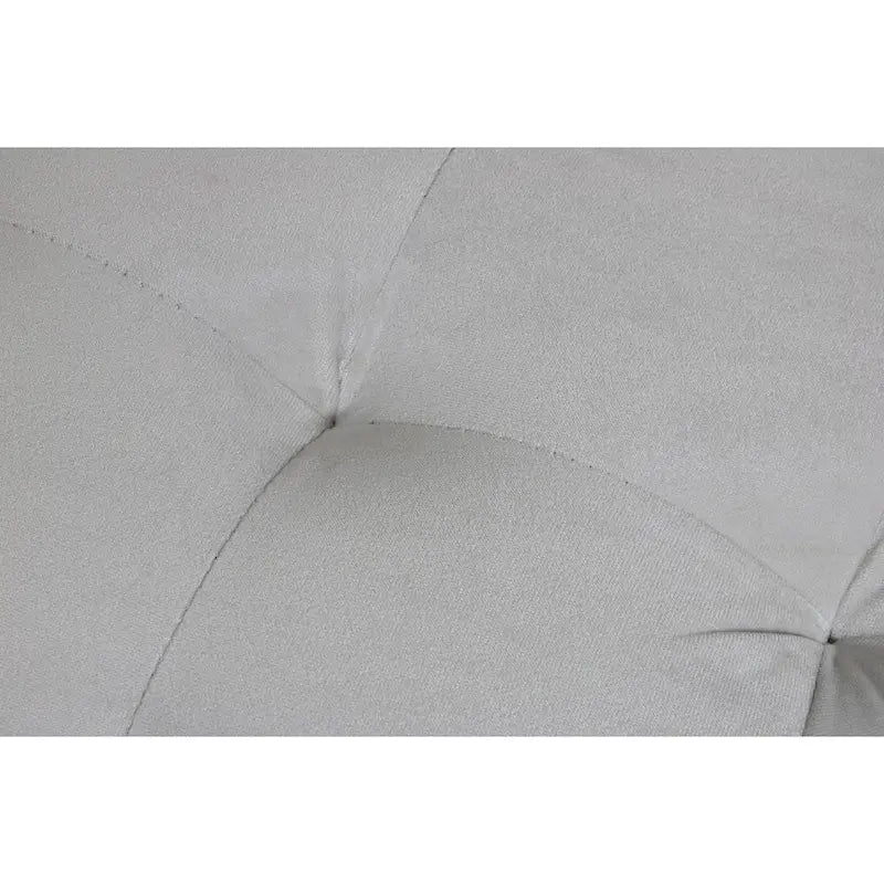 24-inch Round Tufted Velvet Ottoman (Optional Colors)