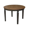 44 x 44 in. Solid Wood Round Top Dining Table