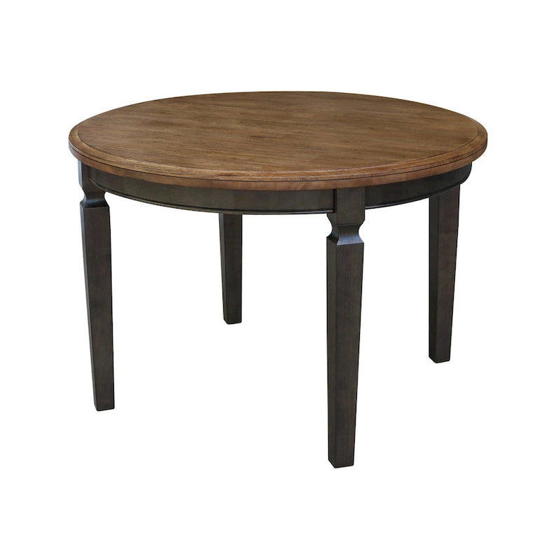 44 x 44 in. Solid Wood Round Top Dining Table