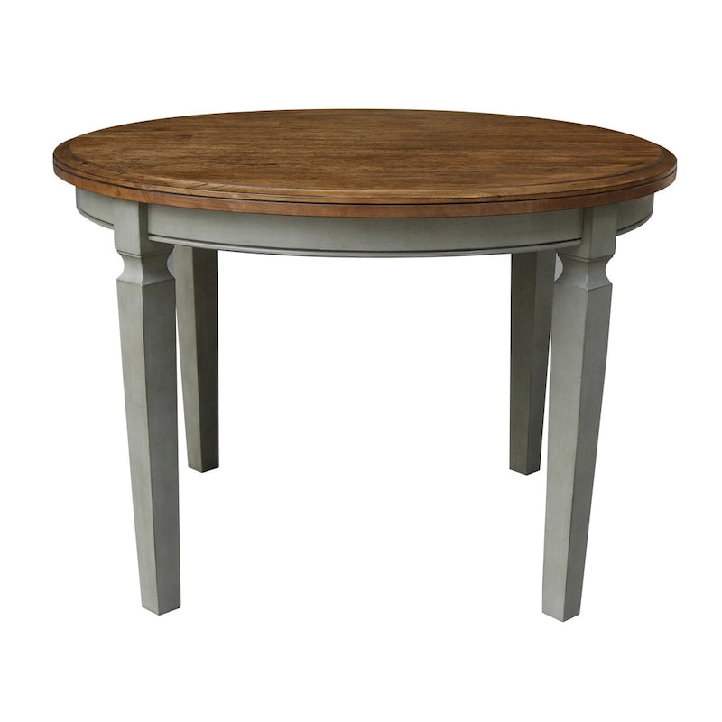 44 x 44 in. Solid Wood Round Top Dining Table