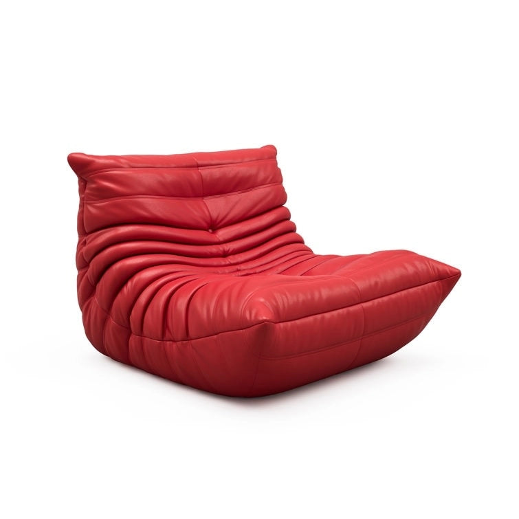 Microfiber Leather Ergonomic Floor Sofa