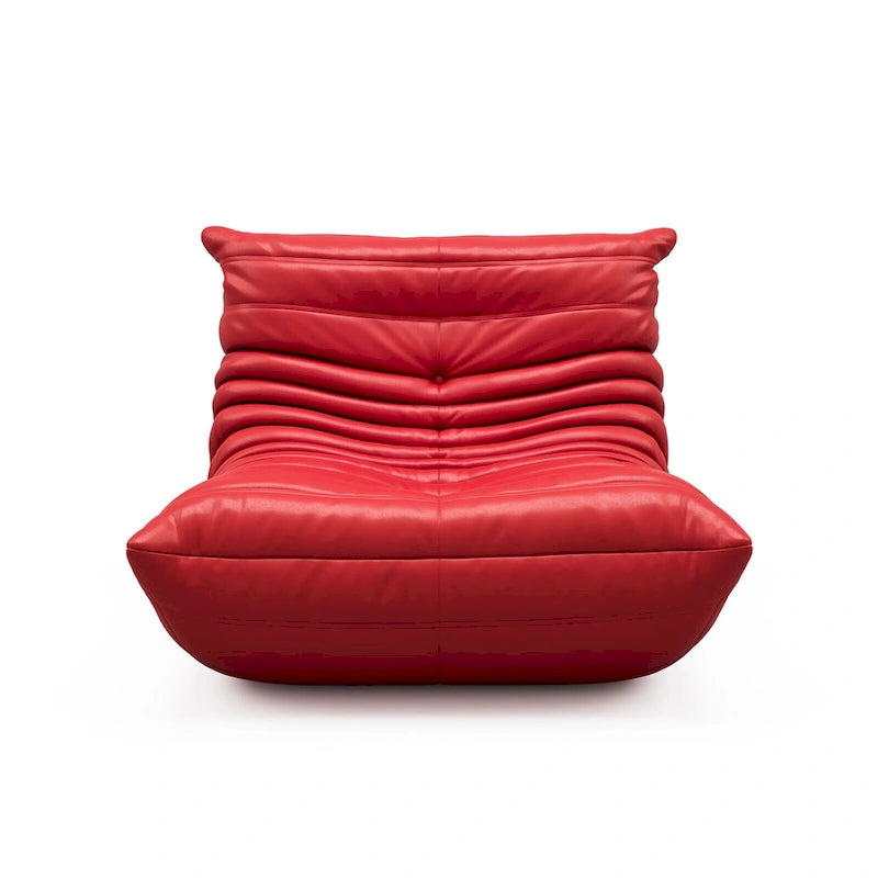 Microfiber Leather Ergonomic Floor Sofa