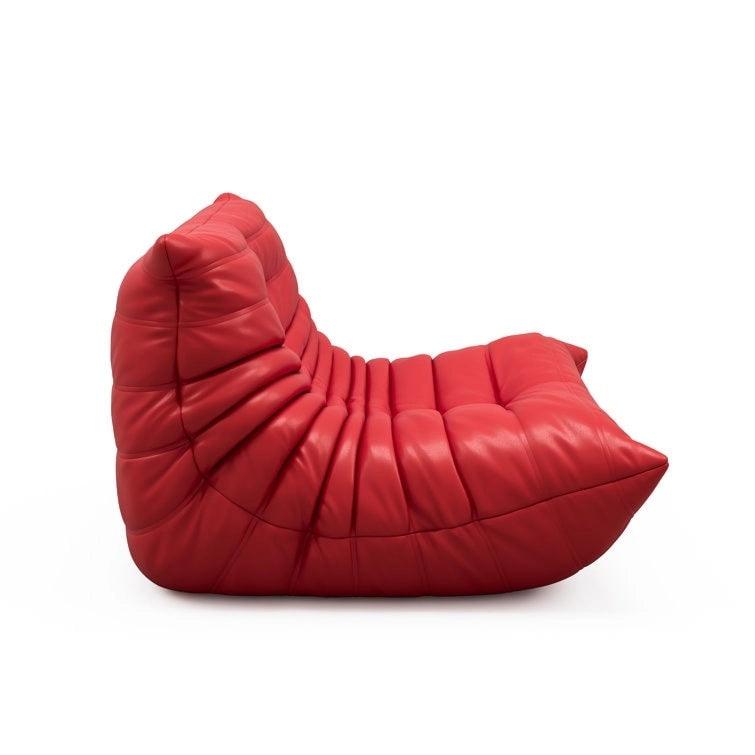 Microfiber Leather Ergonomic Floor Sofa
