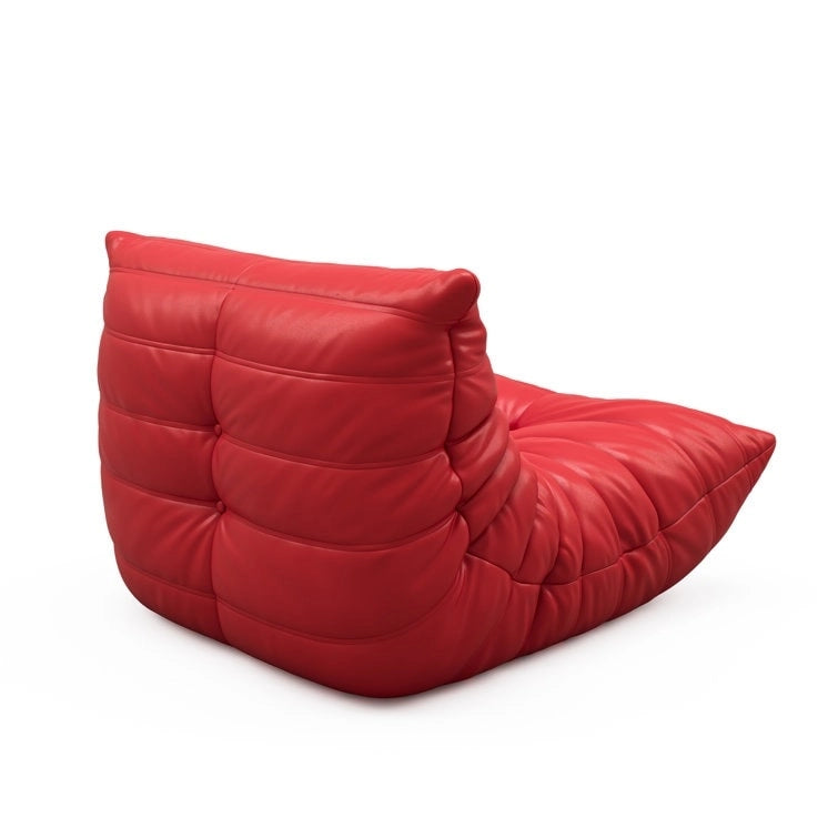 Microfiber Leather Ergonomic Floor Sofa