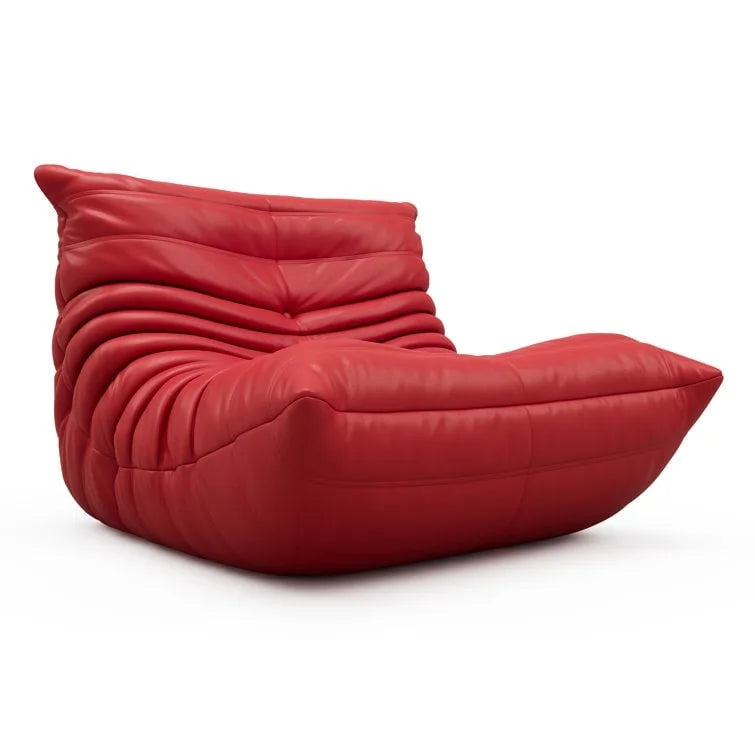 Microfiber Leather Ergonomic Floor Sofa