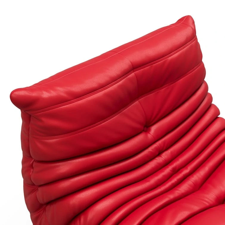 Microfiber Leather Ergonomic Floor Sofa