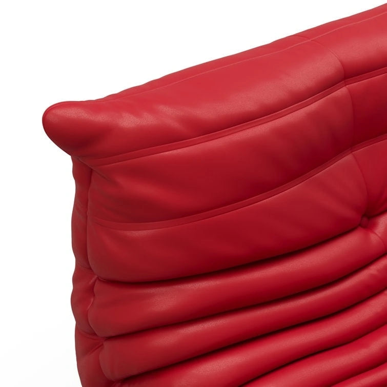 Microfiber Leather Ergonomic Floor Sofa