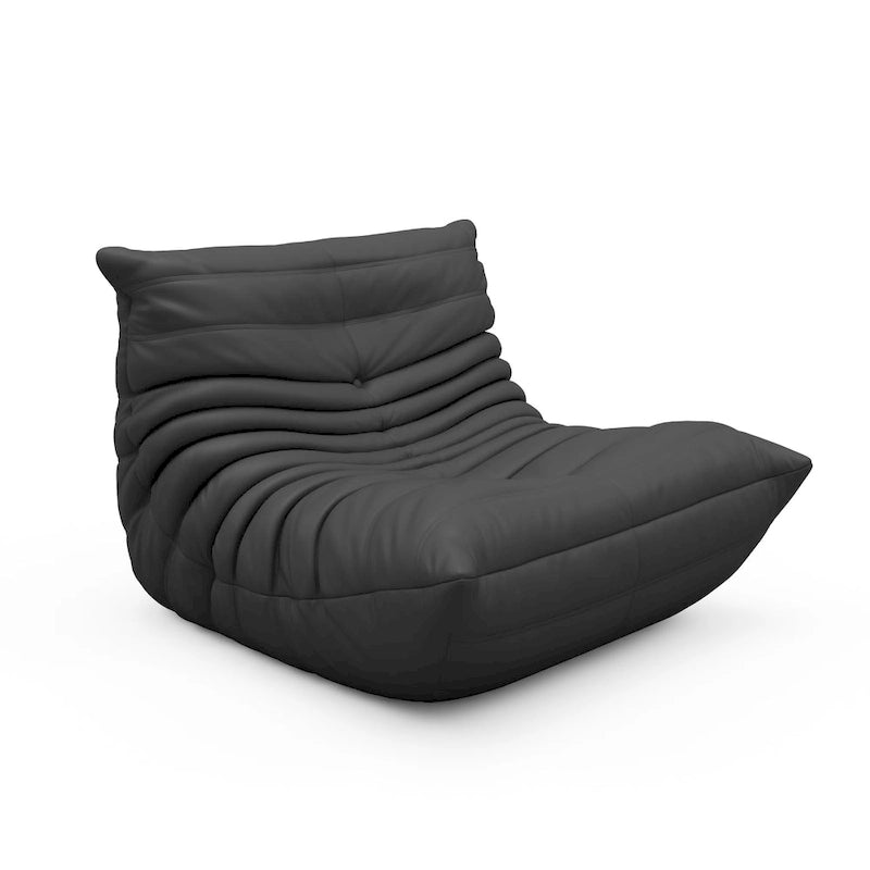 Microfiber Leather Ergonomic Floor Sofa