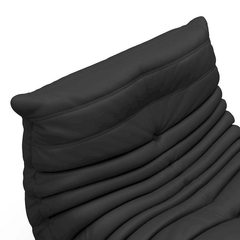 Microfiber Leather Ergonomic Floor Sofa