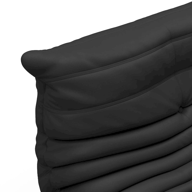 Microfiber Leather Ergonomic Floor Sofa