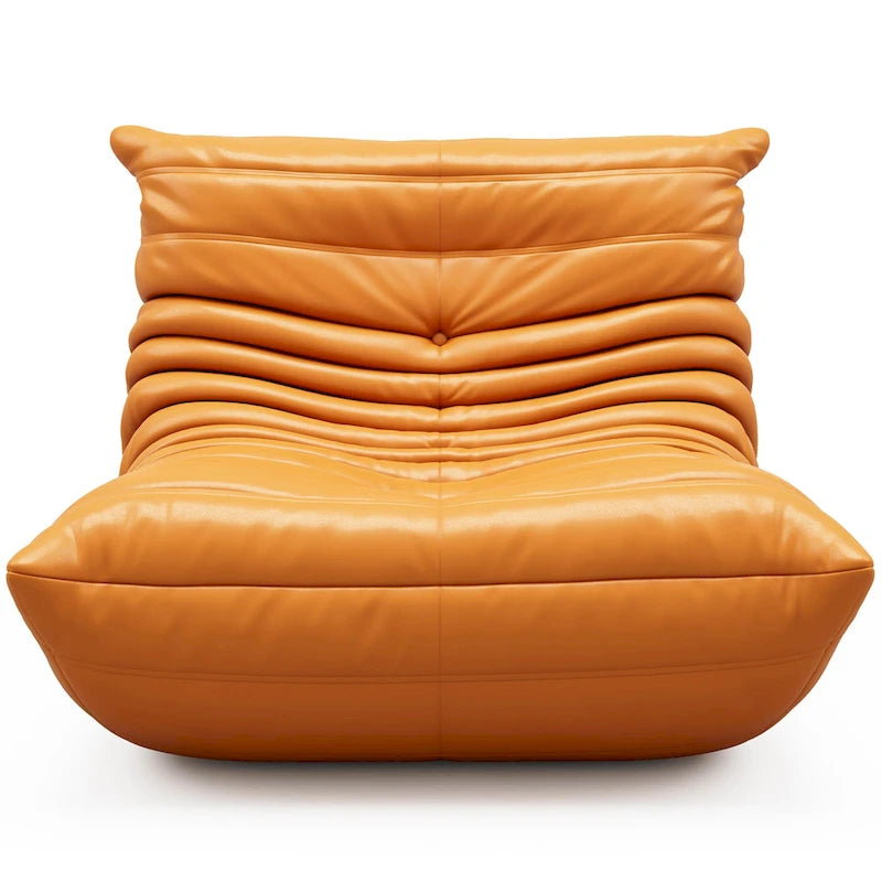 Microfiber Leather Ergonomic Floor Sofa
