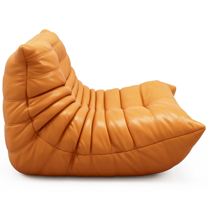 Microfiber Leather Ergonomic Floor Sofa