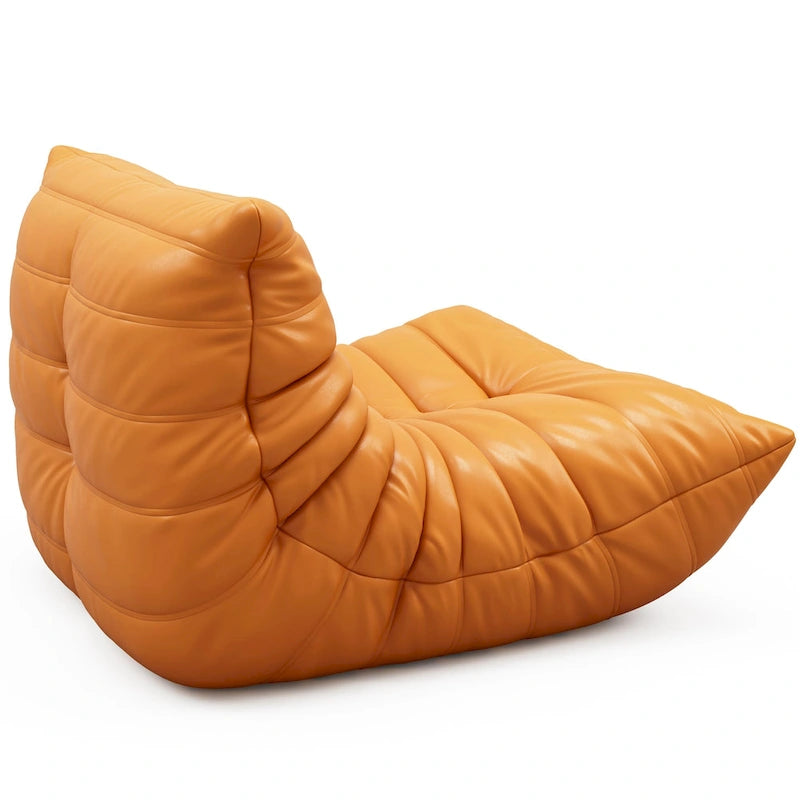 Microfiber Leather Ergonomic Floor Sofa