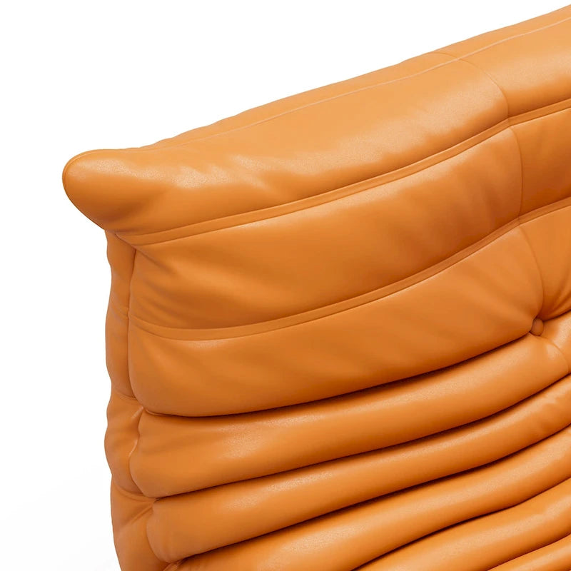 Microfiber Leather Ergonomic Floor Sofa