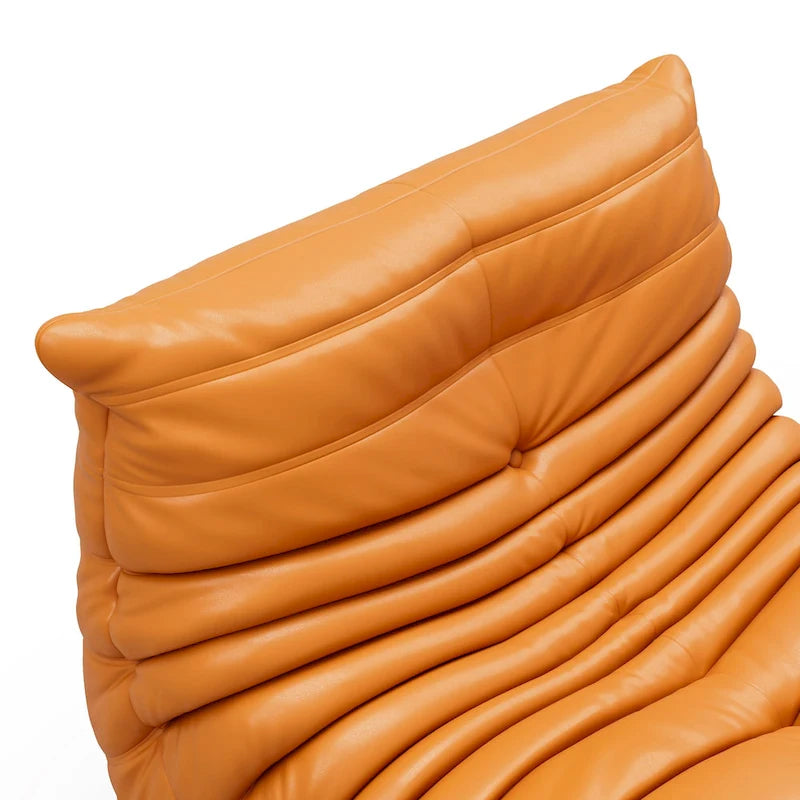 Microfiber Leather Ergonomic Floor Sofa
