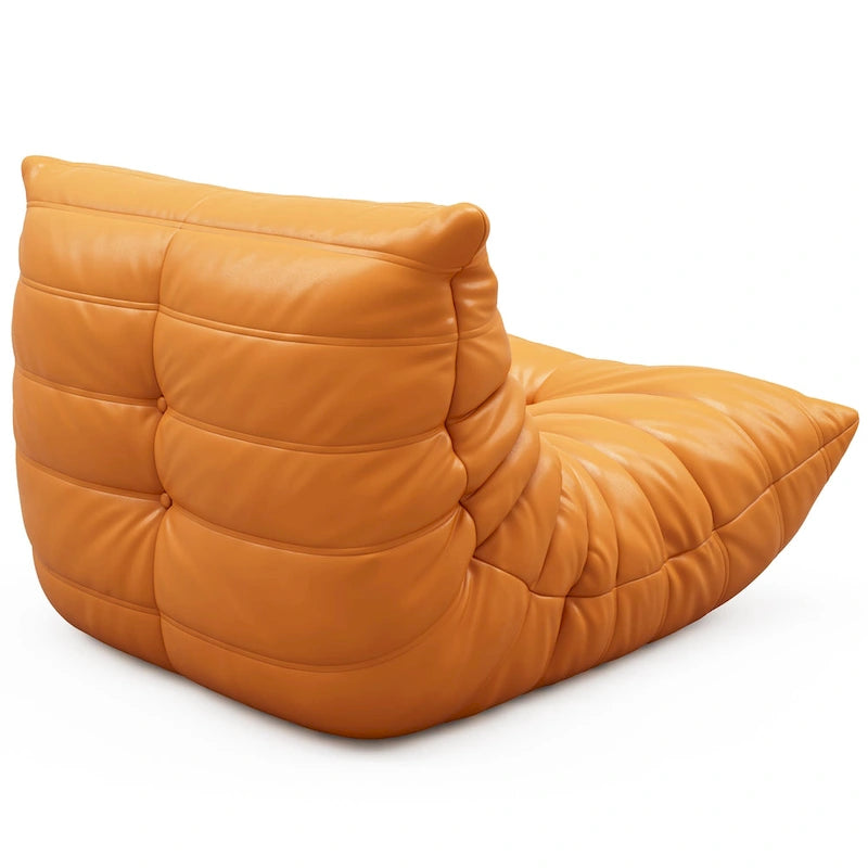 Microfiber Leather Ergonomic Floor Sofa