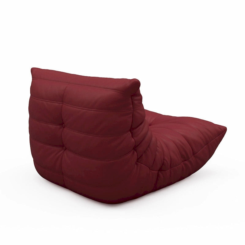 Microfiber Leather Ergonomic Floor Sofa