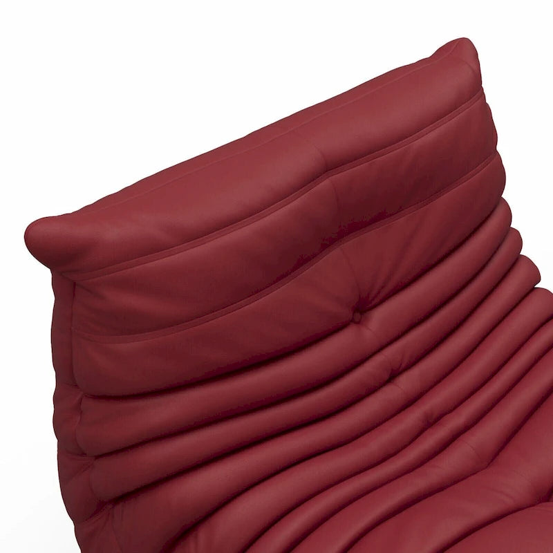 Microfiber Leather Ergonomic Floor Sofa