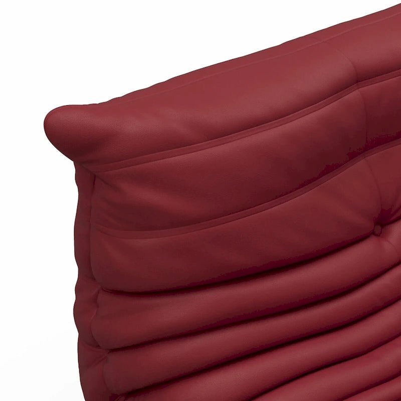 Microfiber Leather Ergonomic Floor Sofa