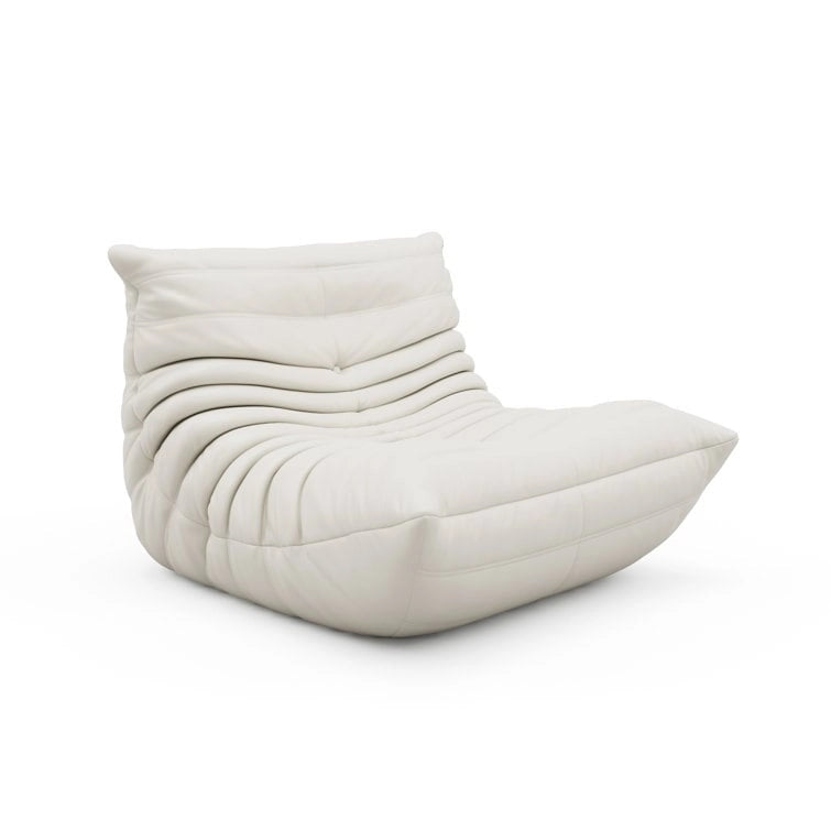 Microfiber Leather Ergonomic Floor Sofa