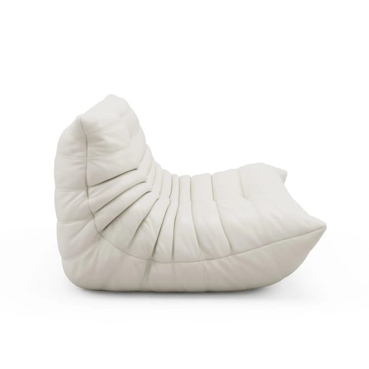 Microfiber Leather Ergonomic Floor Sofa