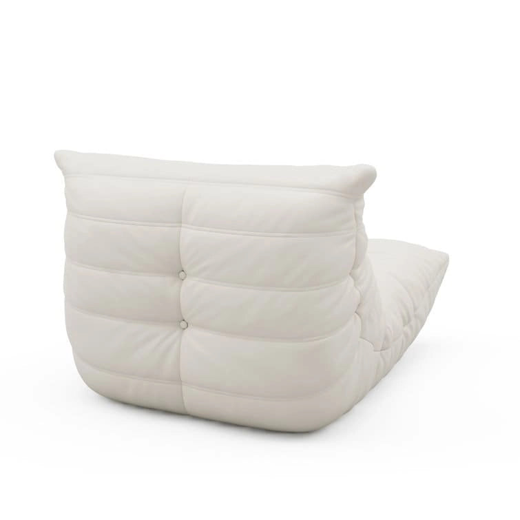 Microfiber Leather Ergonomic Floor Sofa