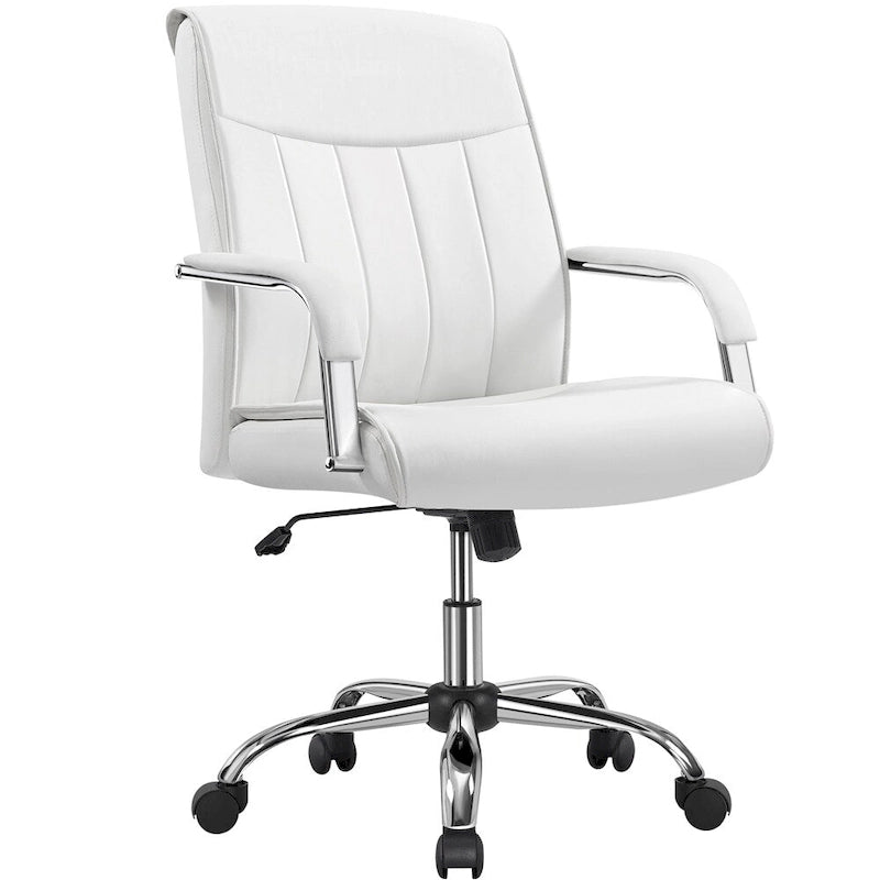 Contemporary PU Leather Executive Chair with High Back