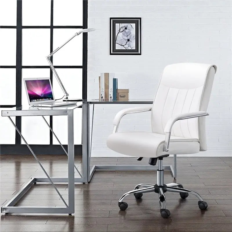 Contemporary PU Leather Executive Chair with High Back