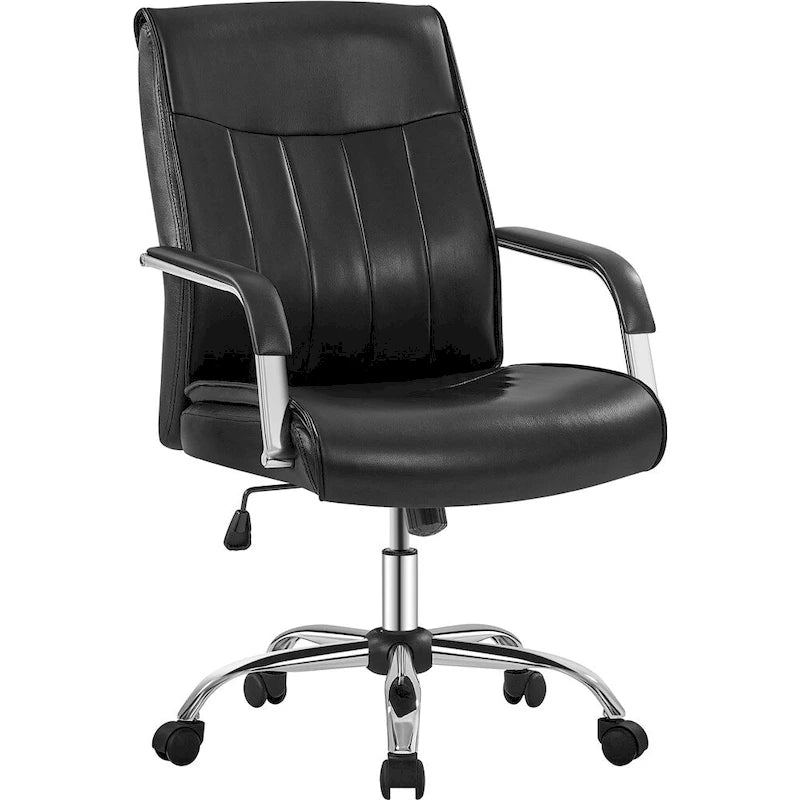 Contemporary PU Leather Executive Chair with High Back