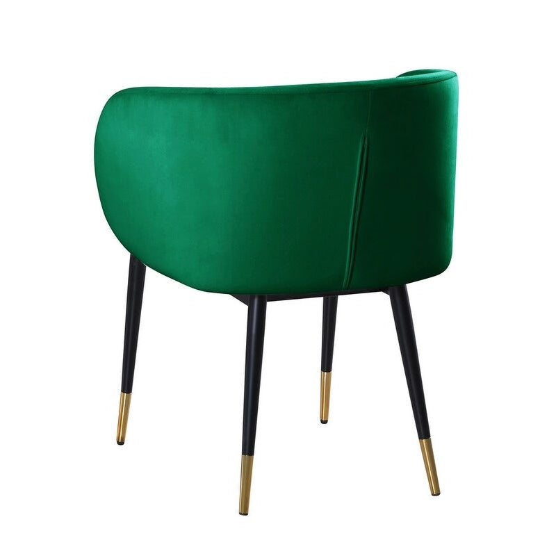 Rustic Velvet Upholstered Dining Chair