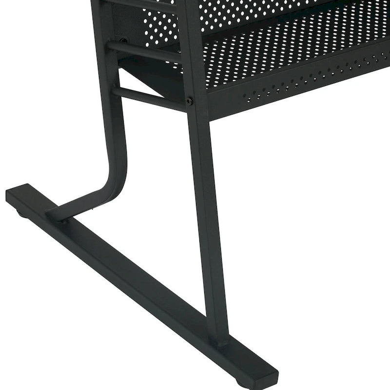 Grey and White Wood Top Sewing Table