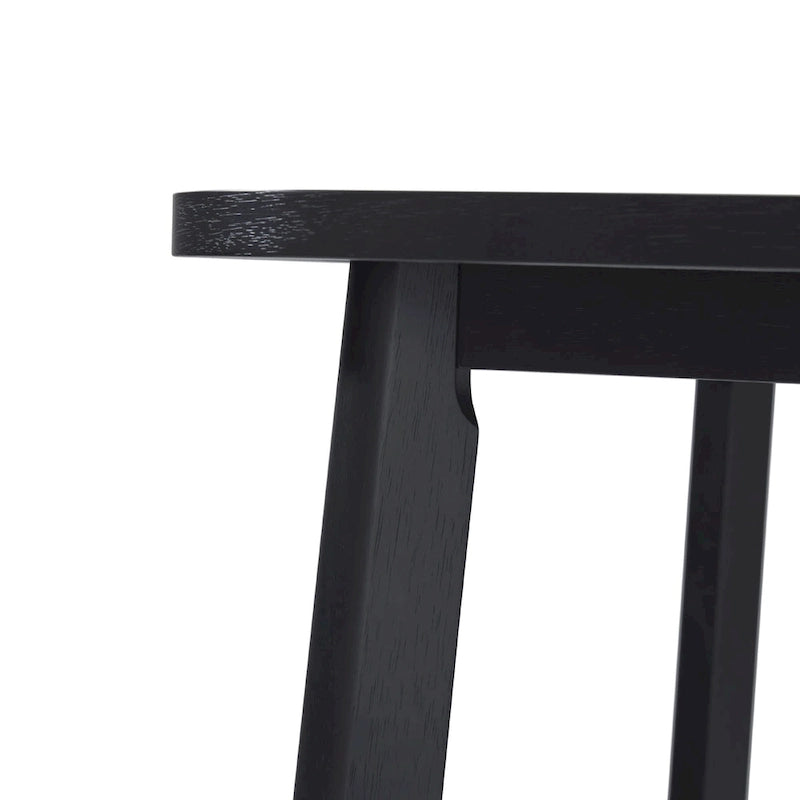 Modern Solid Wood Dining Table with Geometric Legs
